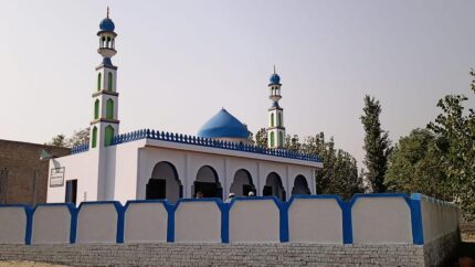 A mosque with a capacity of 150 people